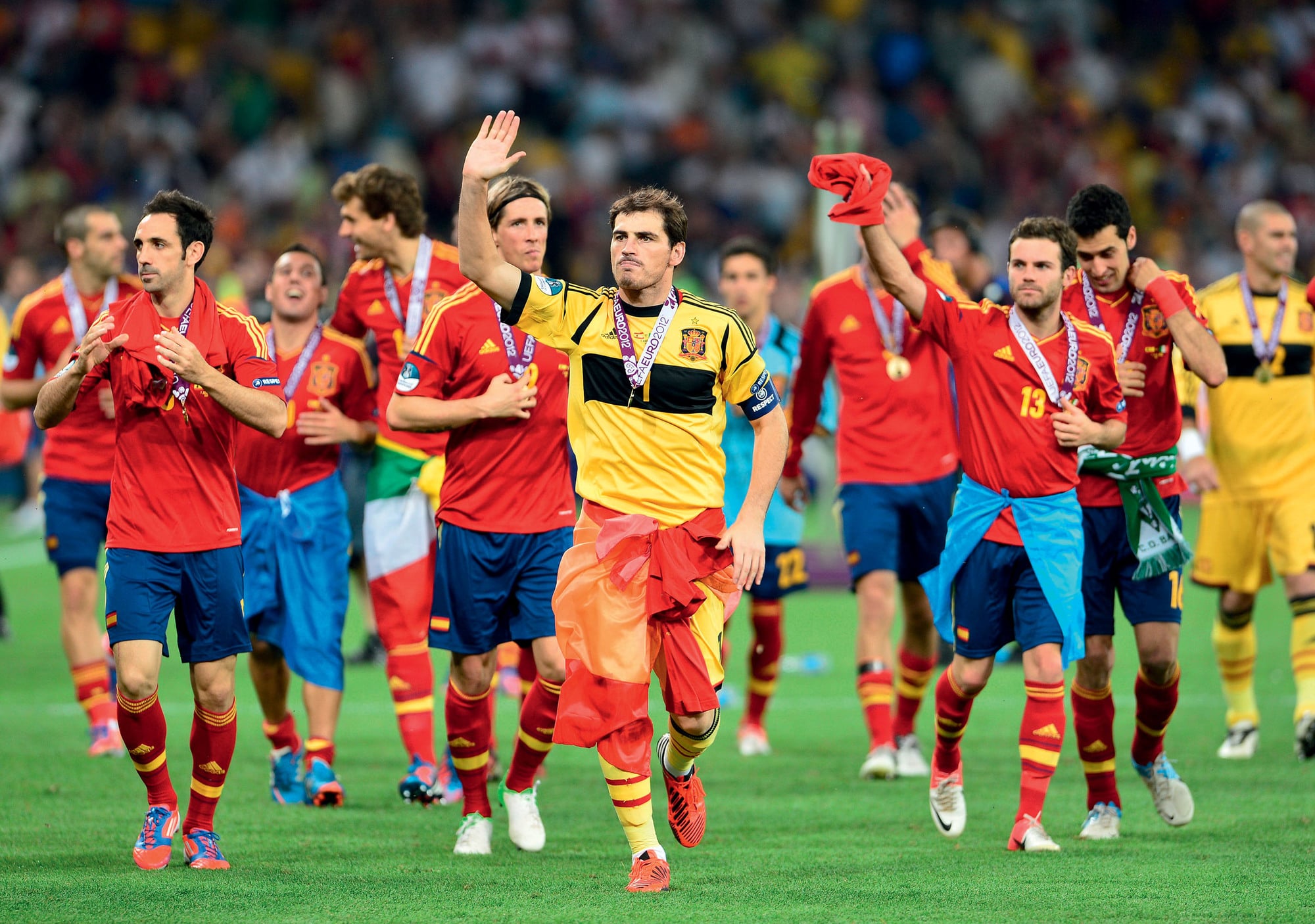 Сколько раз становилась чемпионом сборная команда испании