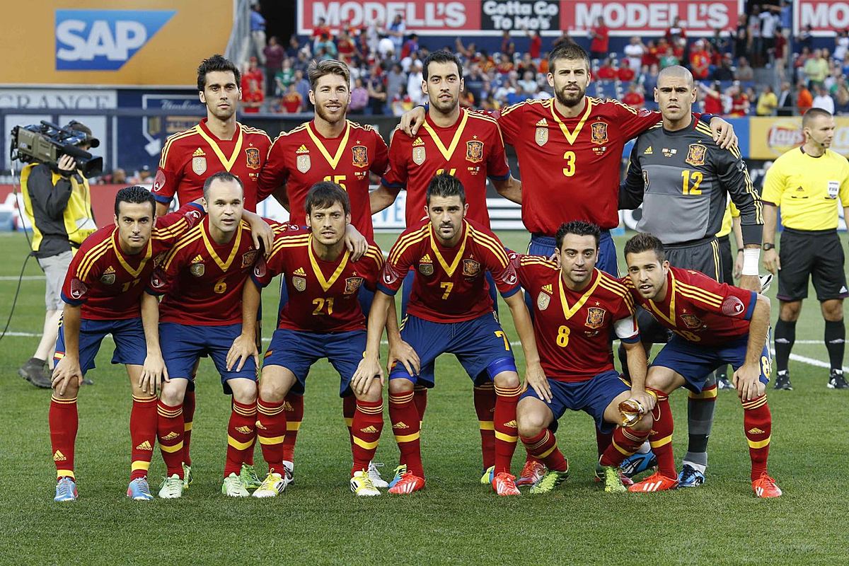 Сколько раз становилась чемпионом сборная команда испании